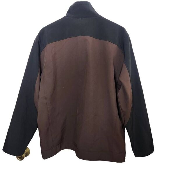 Starter Hombres two tone jacket brown black medium 3840 - Picture 2 of 5